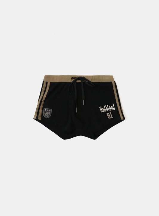 Vintage Club Boy Shorts - Khaki/Black