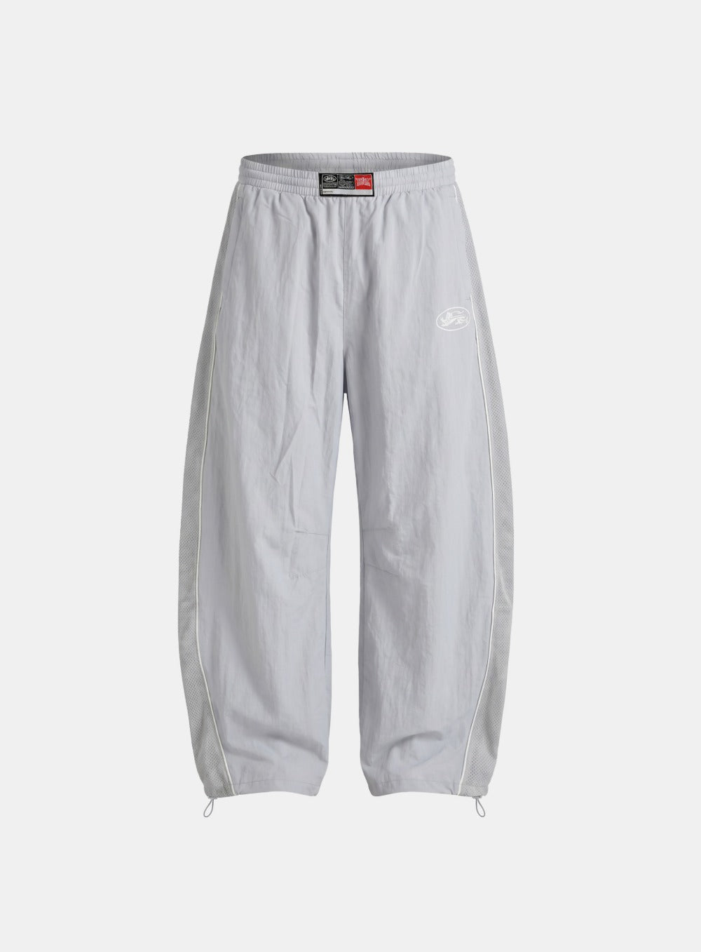 [w-pts26-106] Mystic Nylon Track Pants - Blue Gray