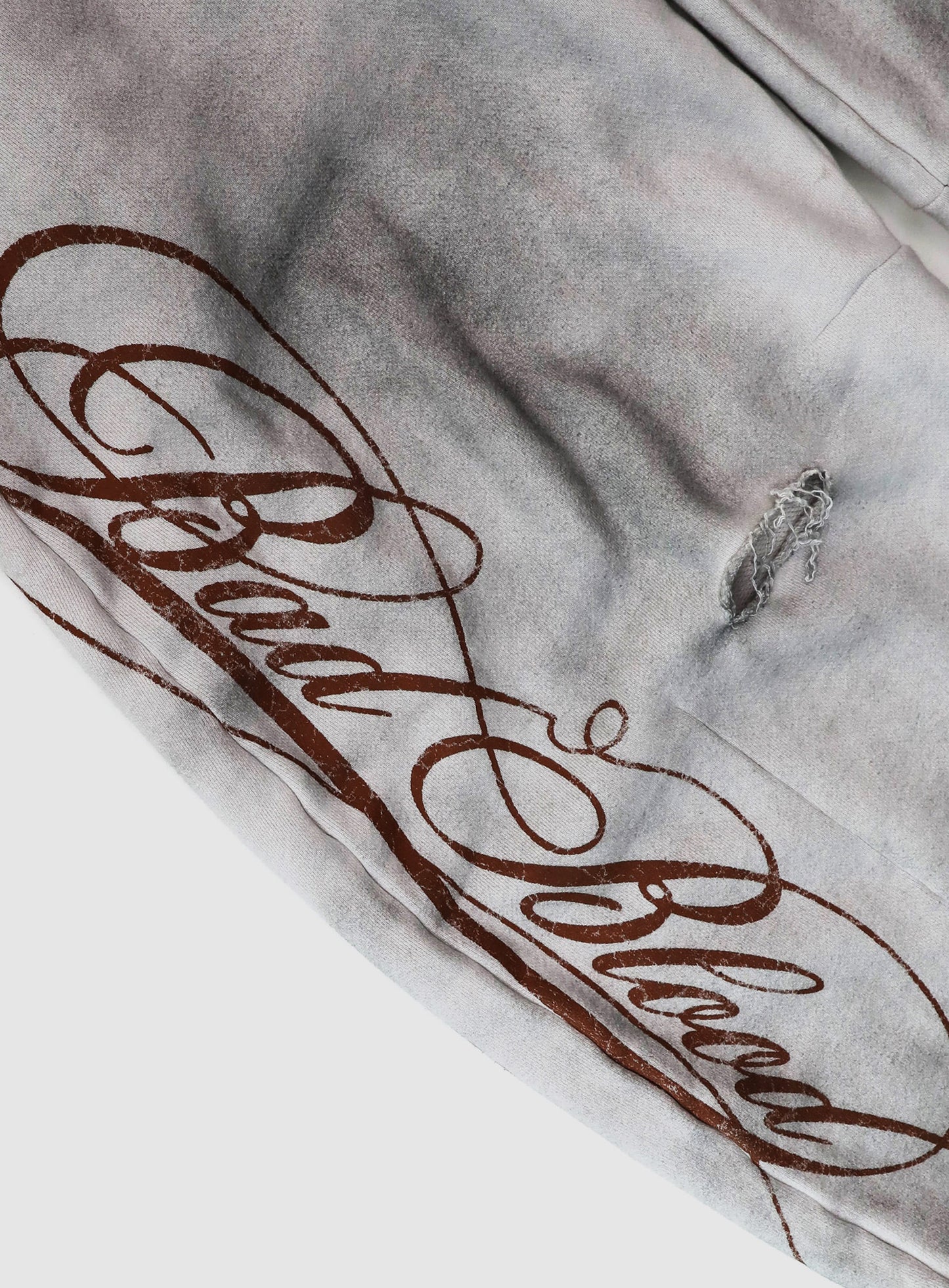 Royal Classic Distressed 2-Way Curved Jogger Trousers - White