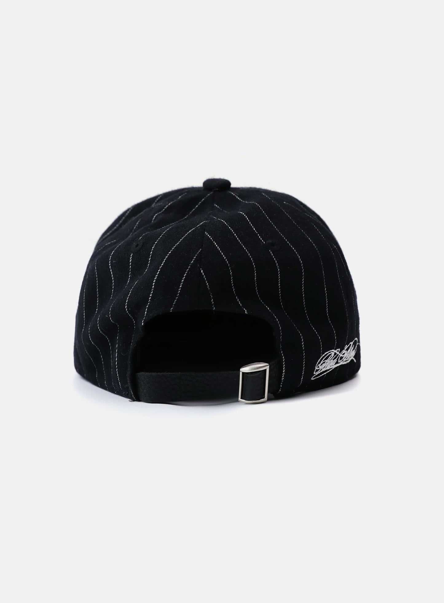 Dark Classic Wool Ballcap - Black/Striped
