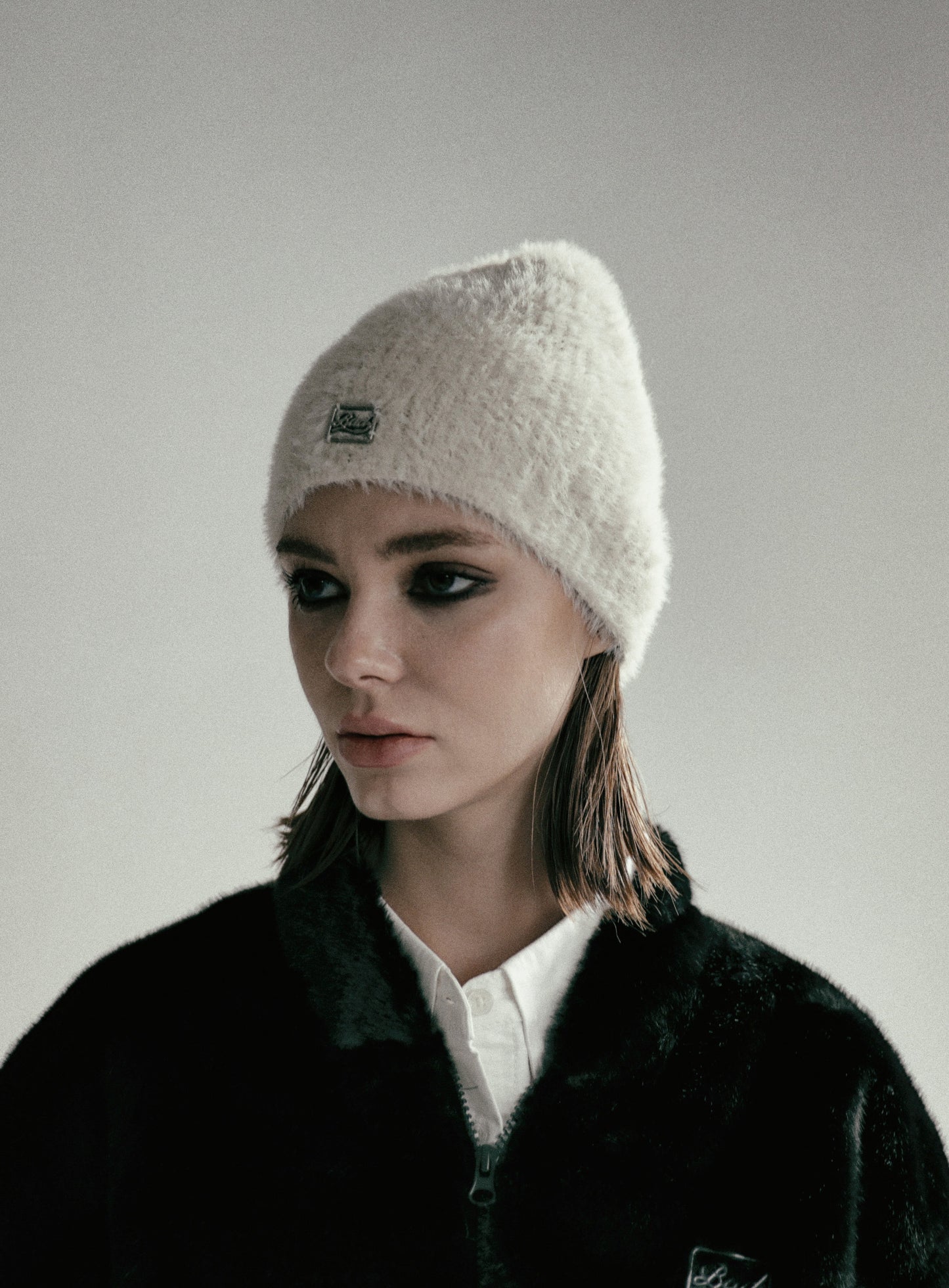 BS Mohair Beanie - Cream