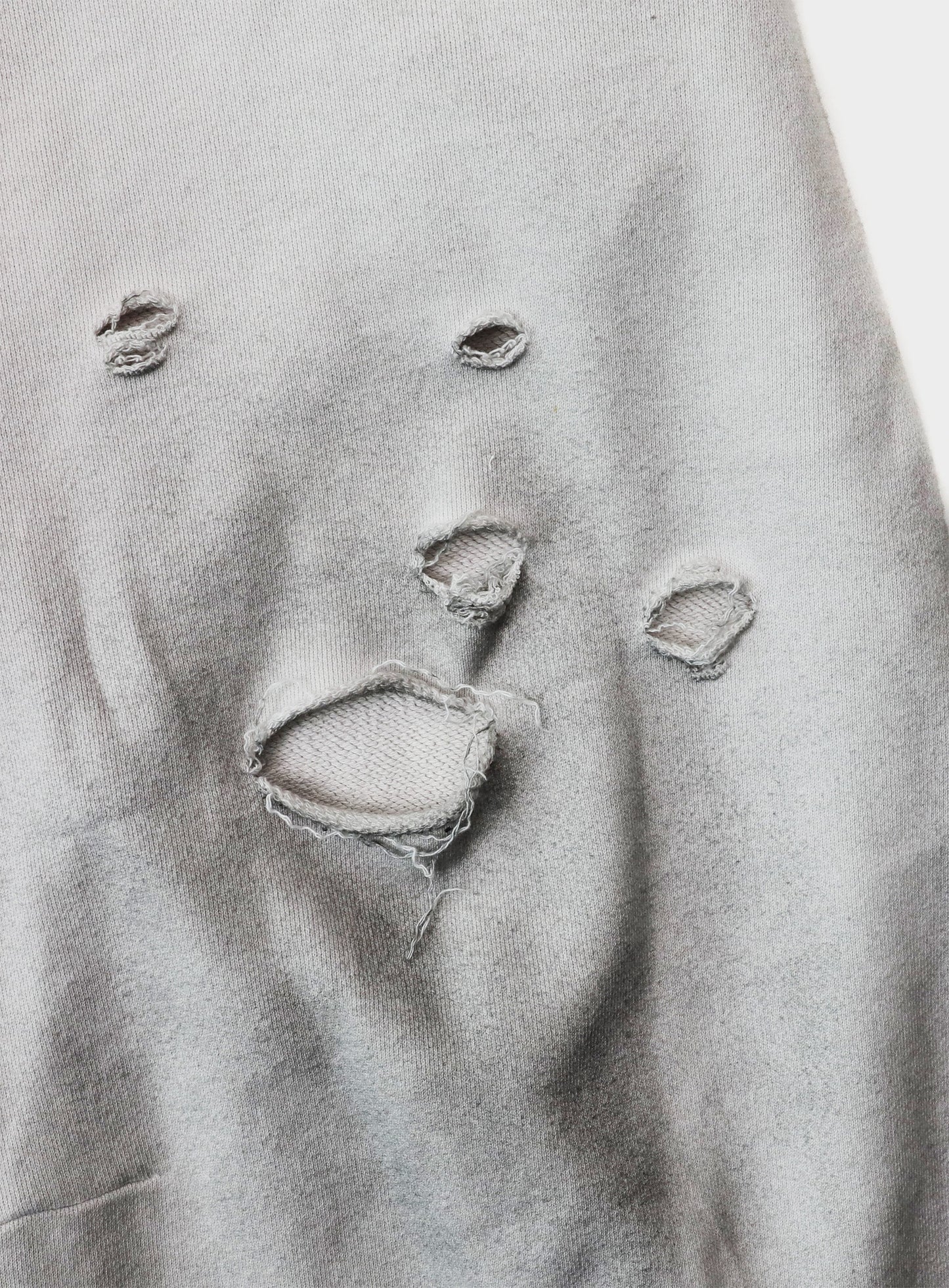 Royal Classic Distressed 2-Way Curved Jogger Trousers - White