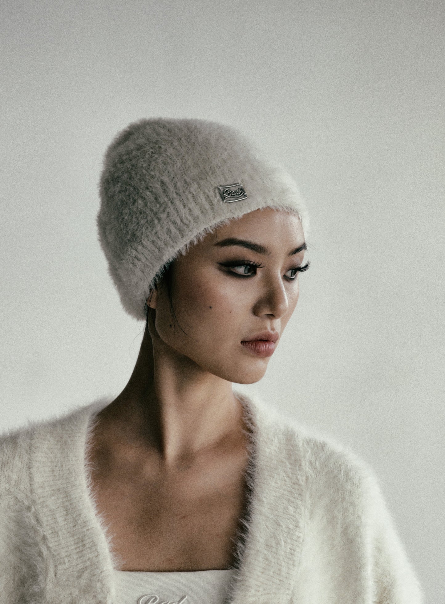 BS Mohair Beanie - Cream