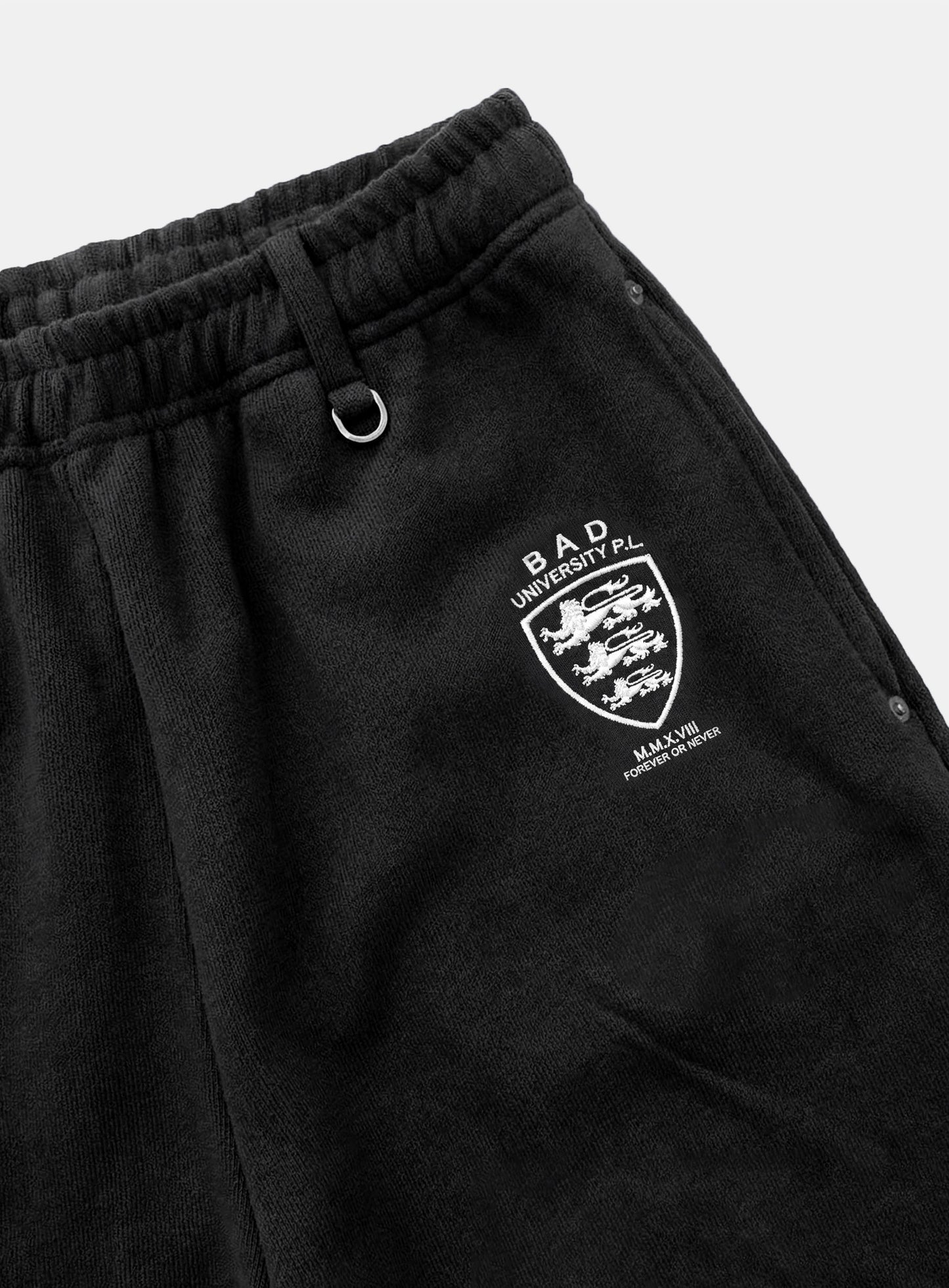 [w-pts26-061] Shield-M Semi-Curved Fit Joggers - Black