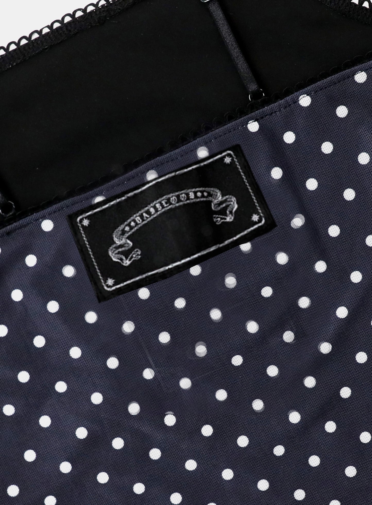 [AQUA]  Splash Dot String Tank - Navy
