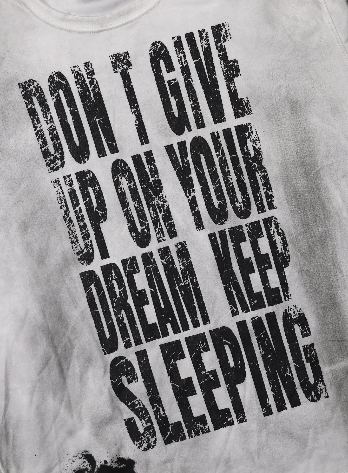 KEEP SLEEPING Long Sleeve - Dusty White
