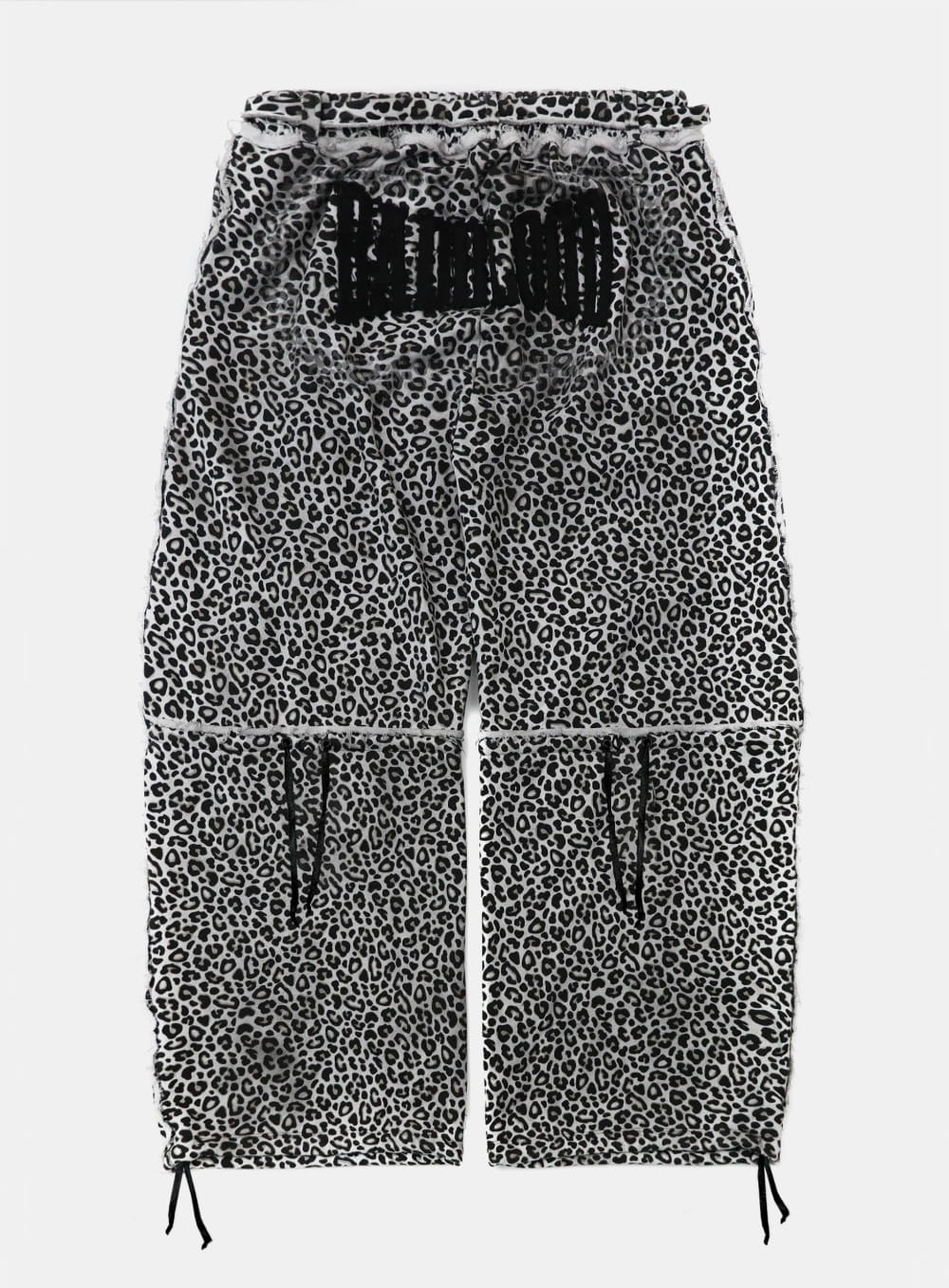 [w-pts25-096] Low Edge Convex Jogger - White Leopard