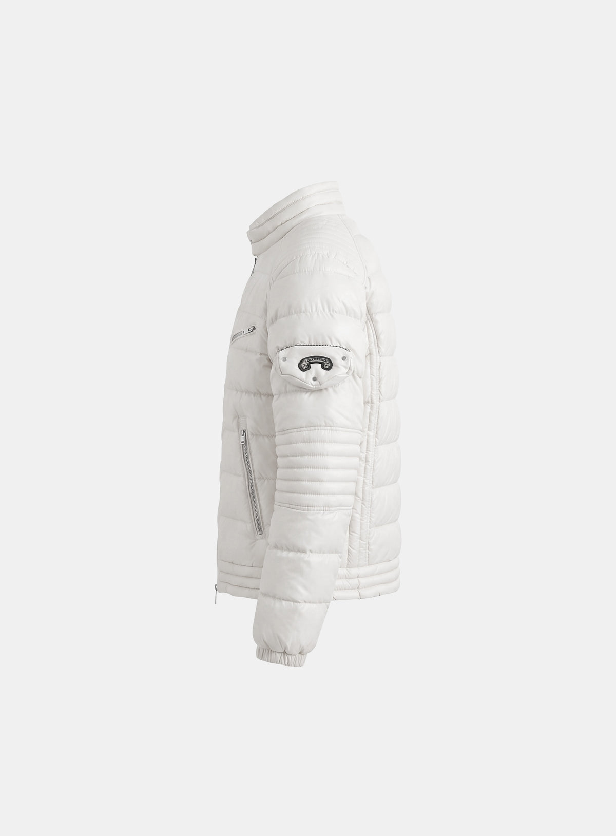 [﻿PREORDER] [w-jkt26-089] Viper 411 Midweight Biker Puffer V2 – White