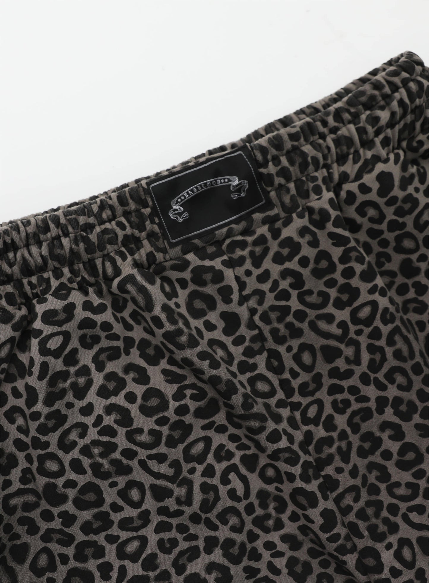 Viper Logo 2-Way Curved Jogger Trousers - Black Leopard