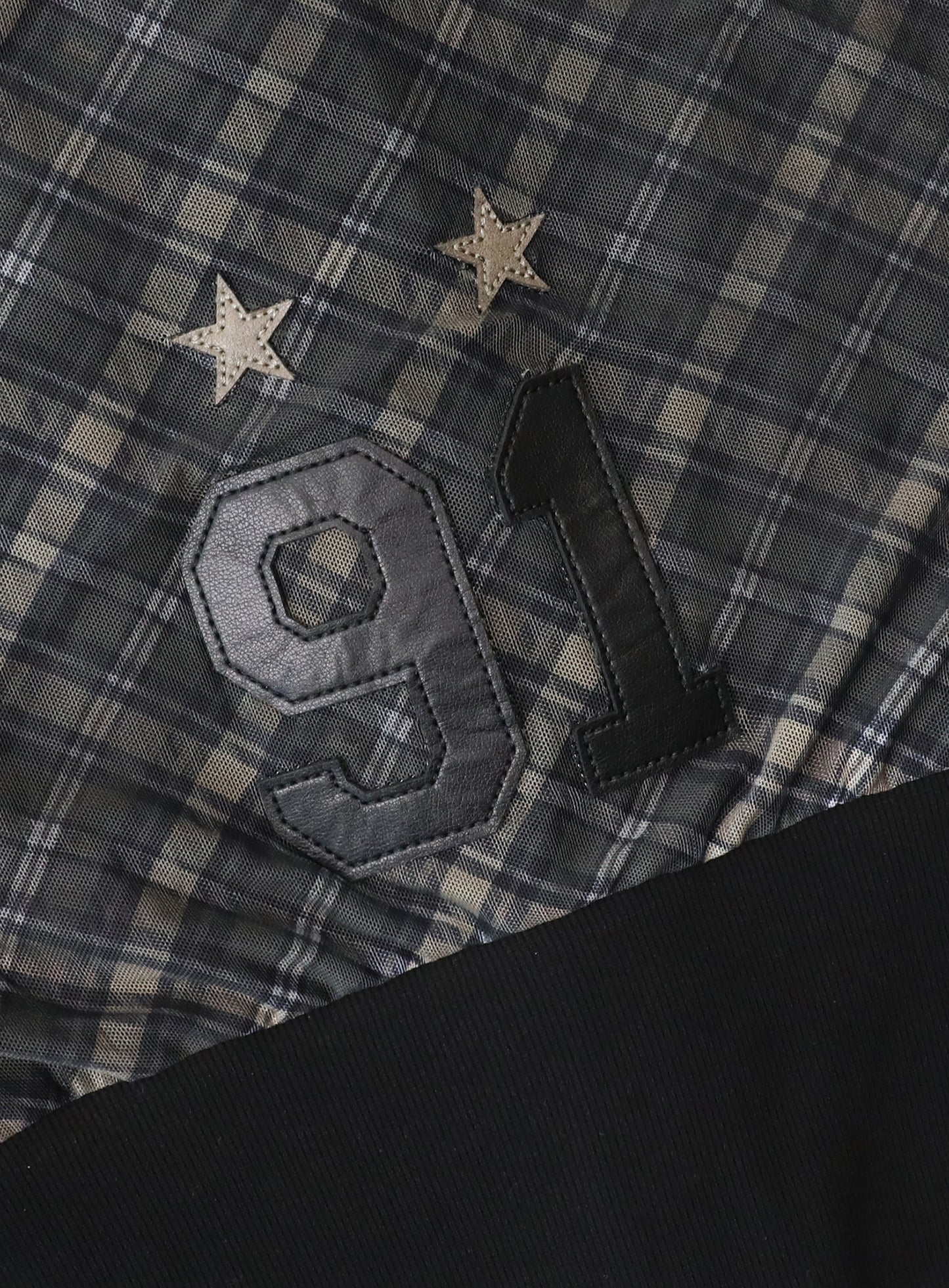 Vintage Club Slim-Fit Hooded Zip-Up - Checkblack
