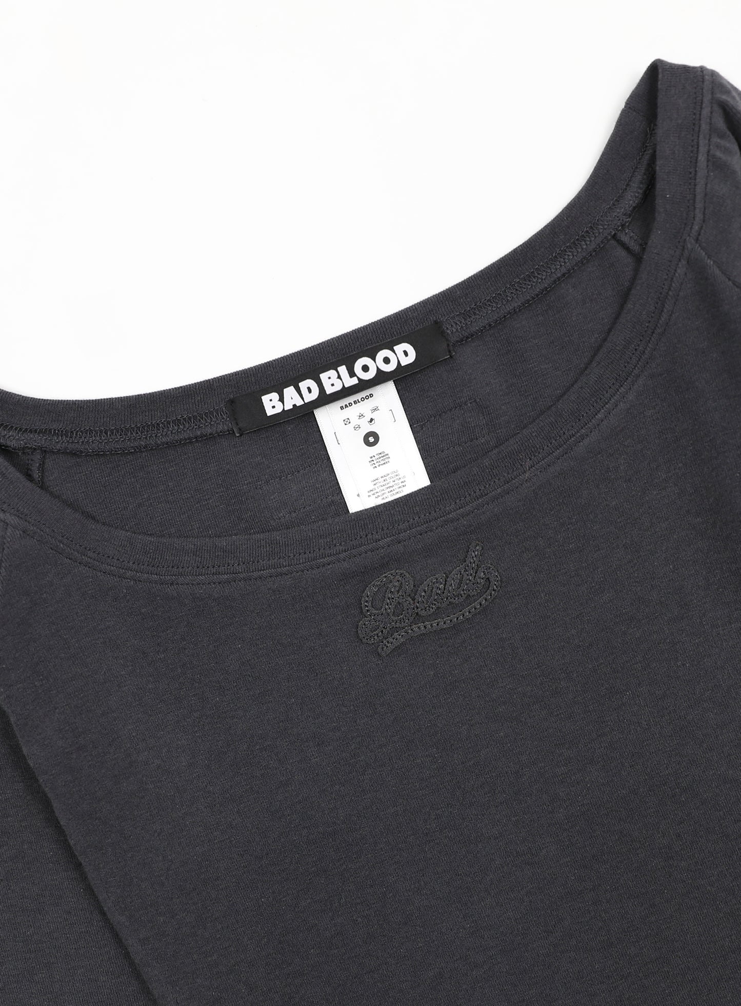 Beyond Soft Off-Shoulder Top - Charcoal
