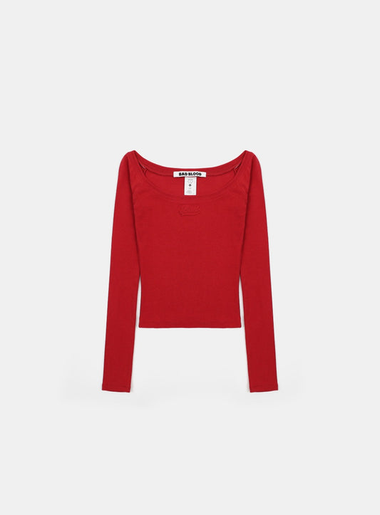 Beyond Soft Off-Shoulder Top - Carmine