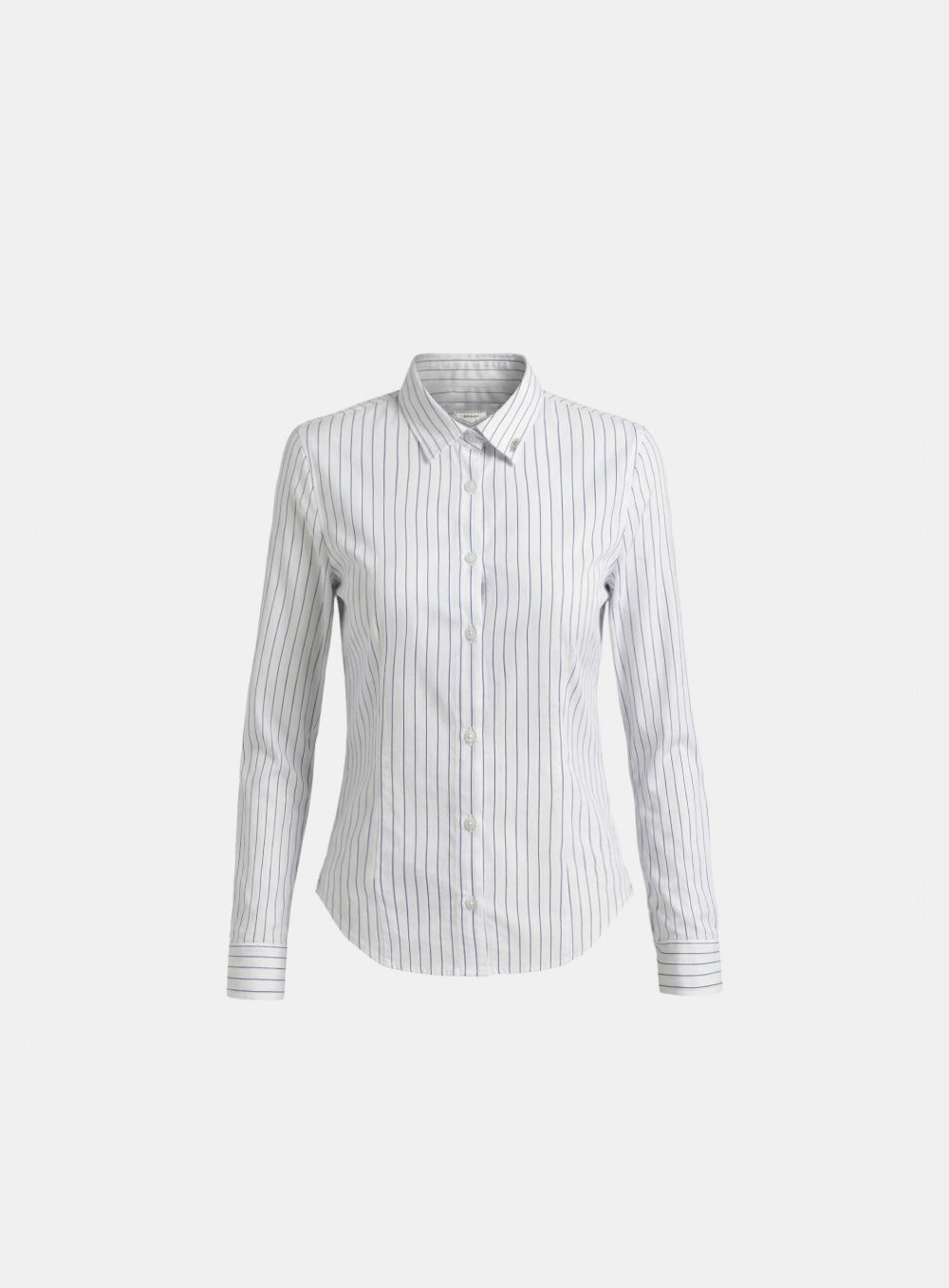 [w-sht26-006] Uniform Classic Slim-Fit Dress Shirt - White Stripe
