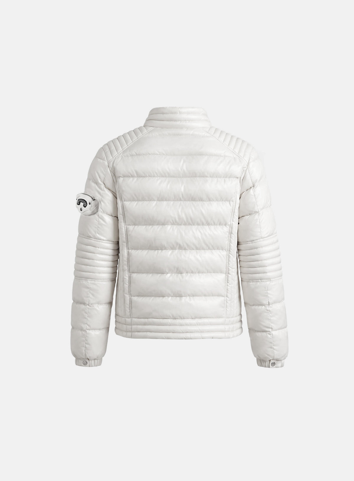 [﻿PREORDER] [w-jkt26-089] Viper 411 Midweight Biker Puffer V2 – White
