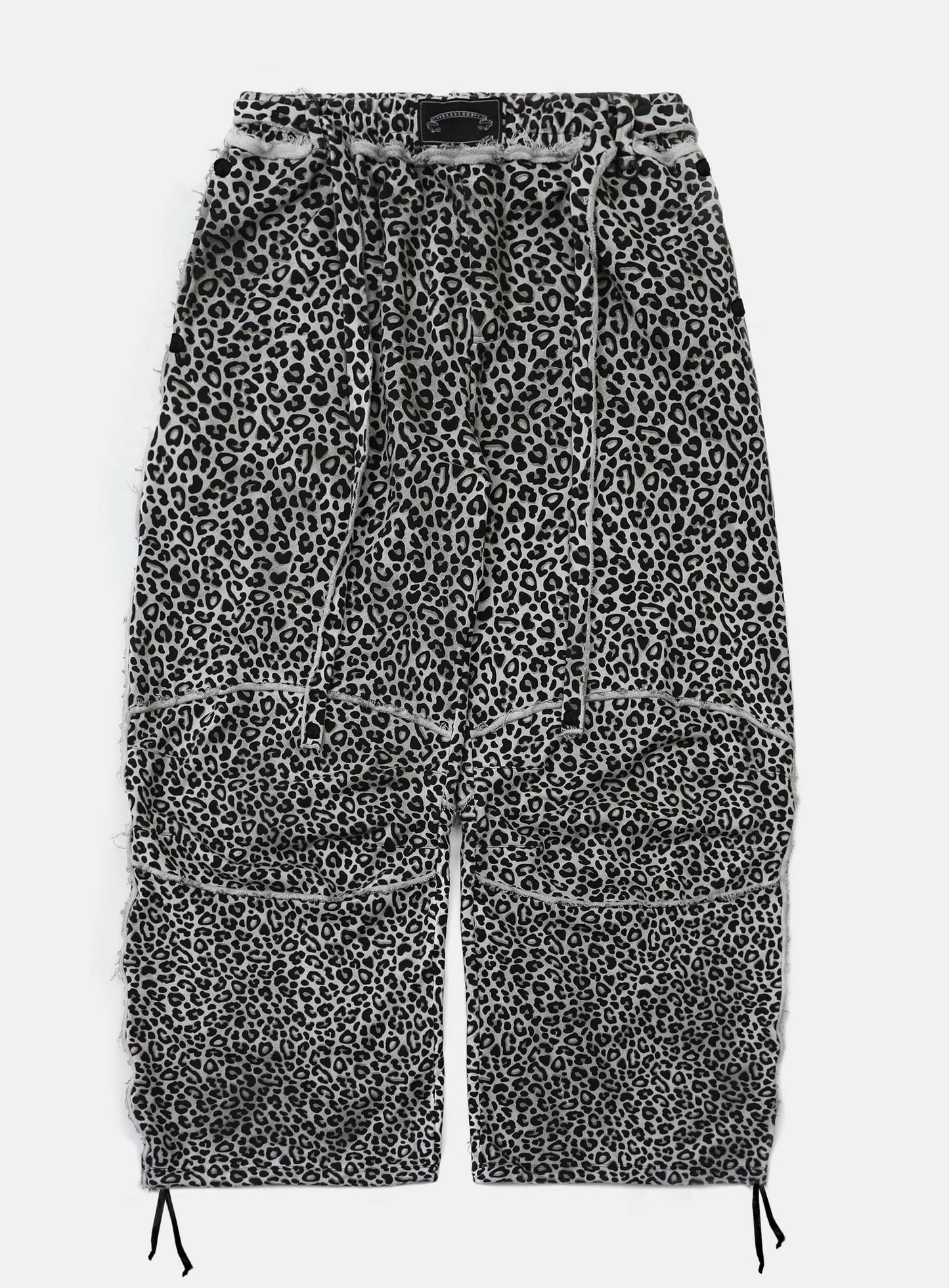 [w-pts25-096] Low Edge Convex Jogger - White Leopard