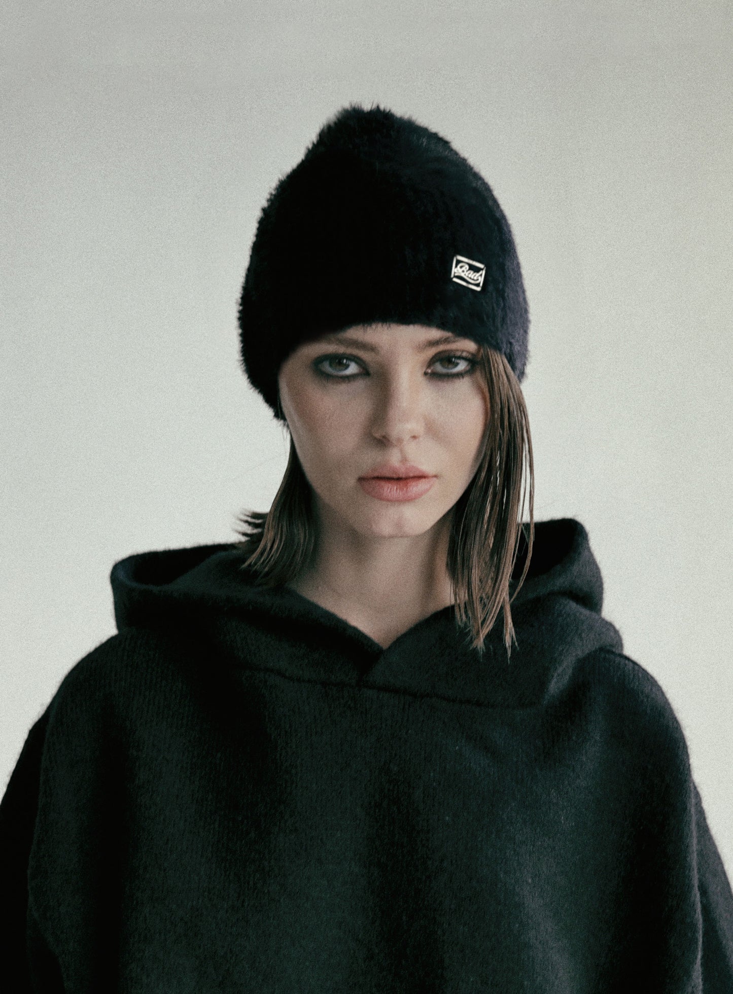 BS Mohair Beanie - Black