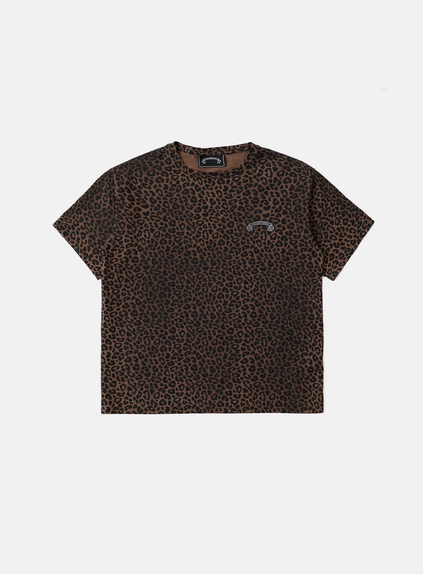 Viper Logo T-Shirt - Brown Leopard