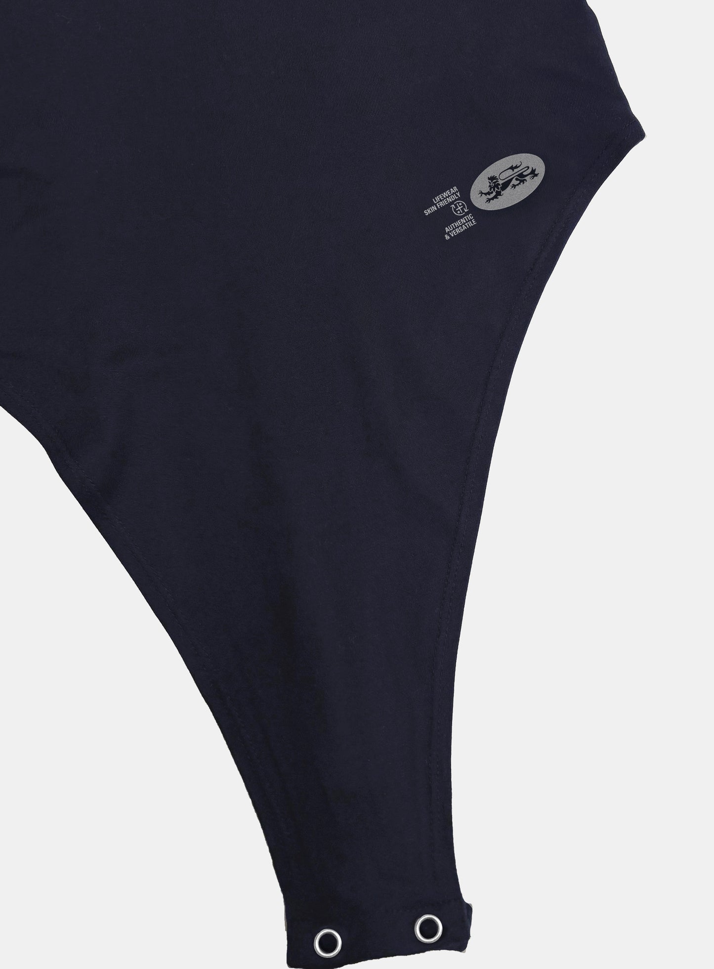 [w-jst26-008] Everyday U-Neck Tank Bodysuit - Navy