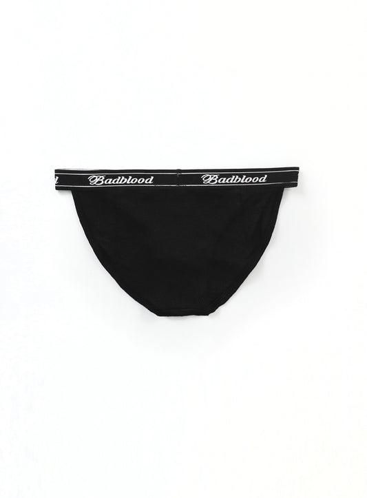 [w-pnt20-076] MODAL COTTON BASIC BRIEF IN BLACK