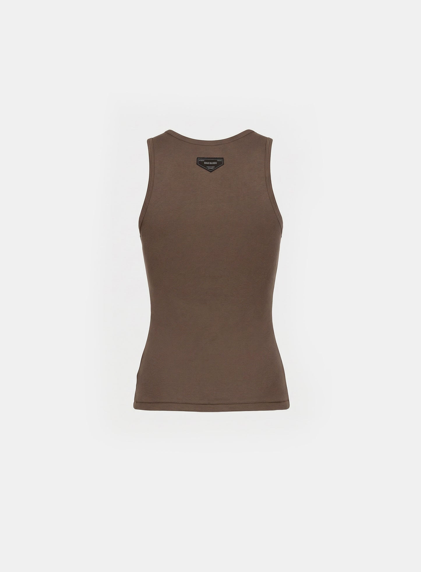 [w-tnk26-012] BS Cotton Jersey Classic Tank - Brown