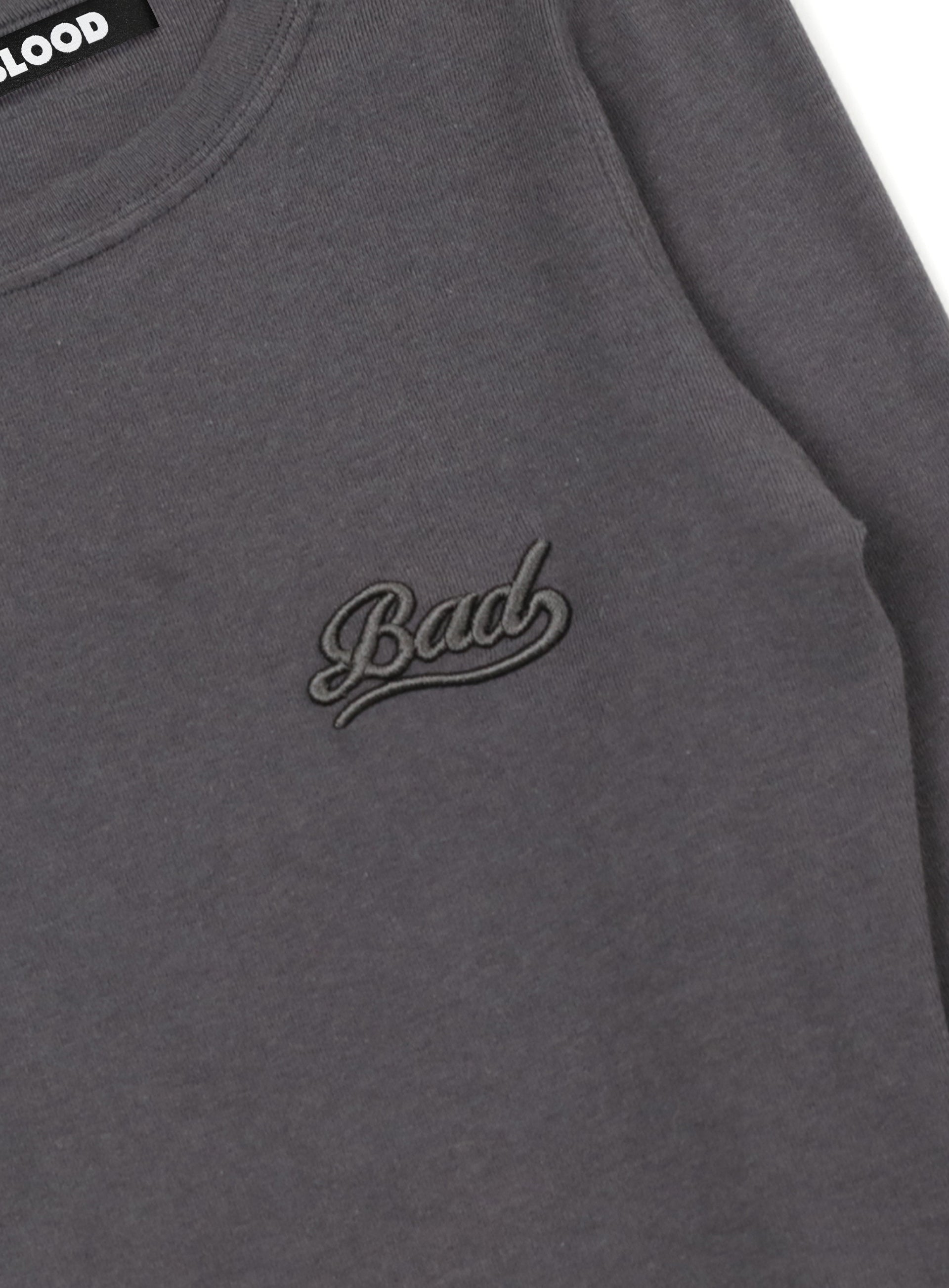 ◆BADBLOOD◆ Beyond Soft Bodysuit Long Sleeve Charcoal w-jst Pre-Order] Beyond Soft Bodysuit Long Sleeve - Charcoal