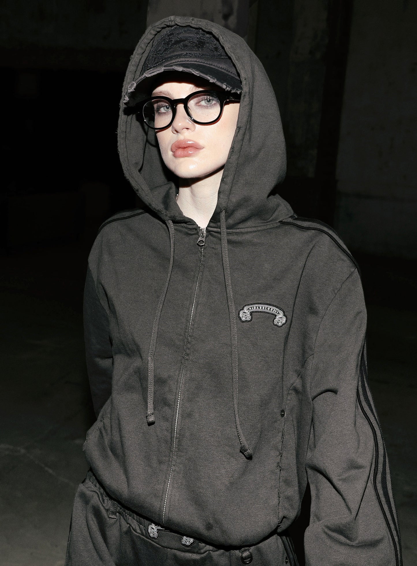 Mystic Big Patch Ball Cap - Dusty Charcoal