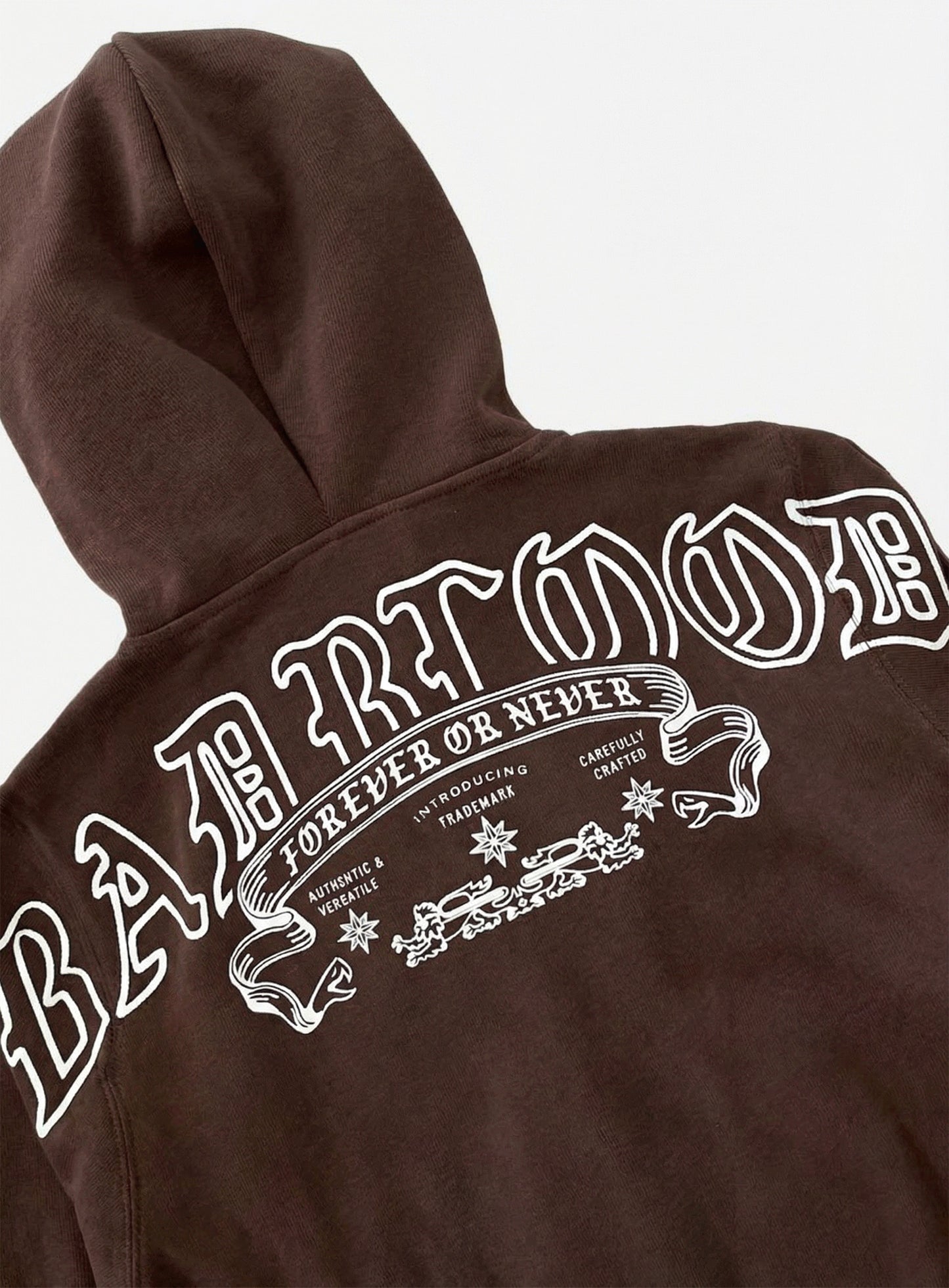[w-hde26-022] Mystic Capsule Slim-Fit Zip-Up Hoodie - Brown