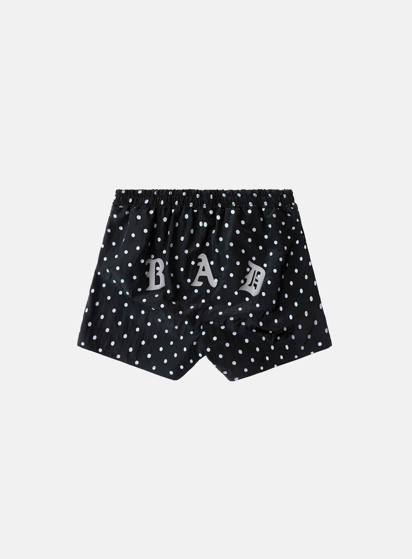 [AQUA] Mystic Nylon Reflective Boxer Swim Shorts - Black Dot