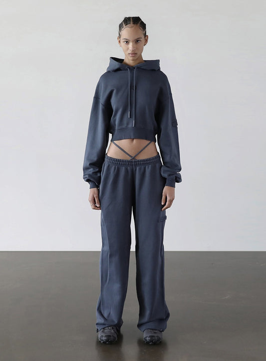 Super Wide 2 Way Jogger - Low Rise - Lake