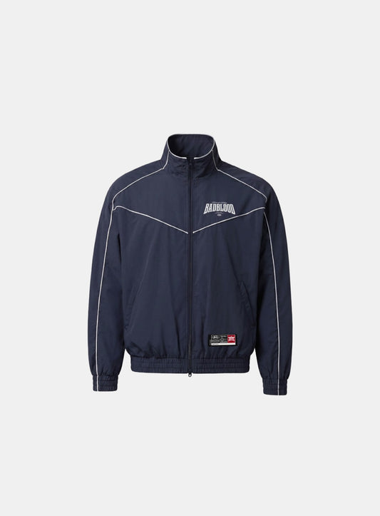[w-jkt26-055] Mystic Nylon Track Jacket - Navy