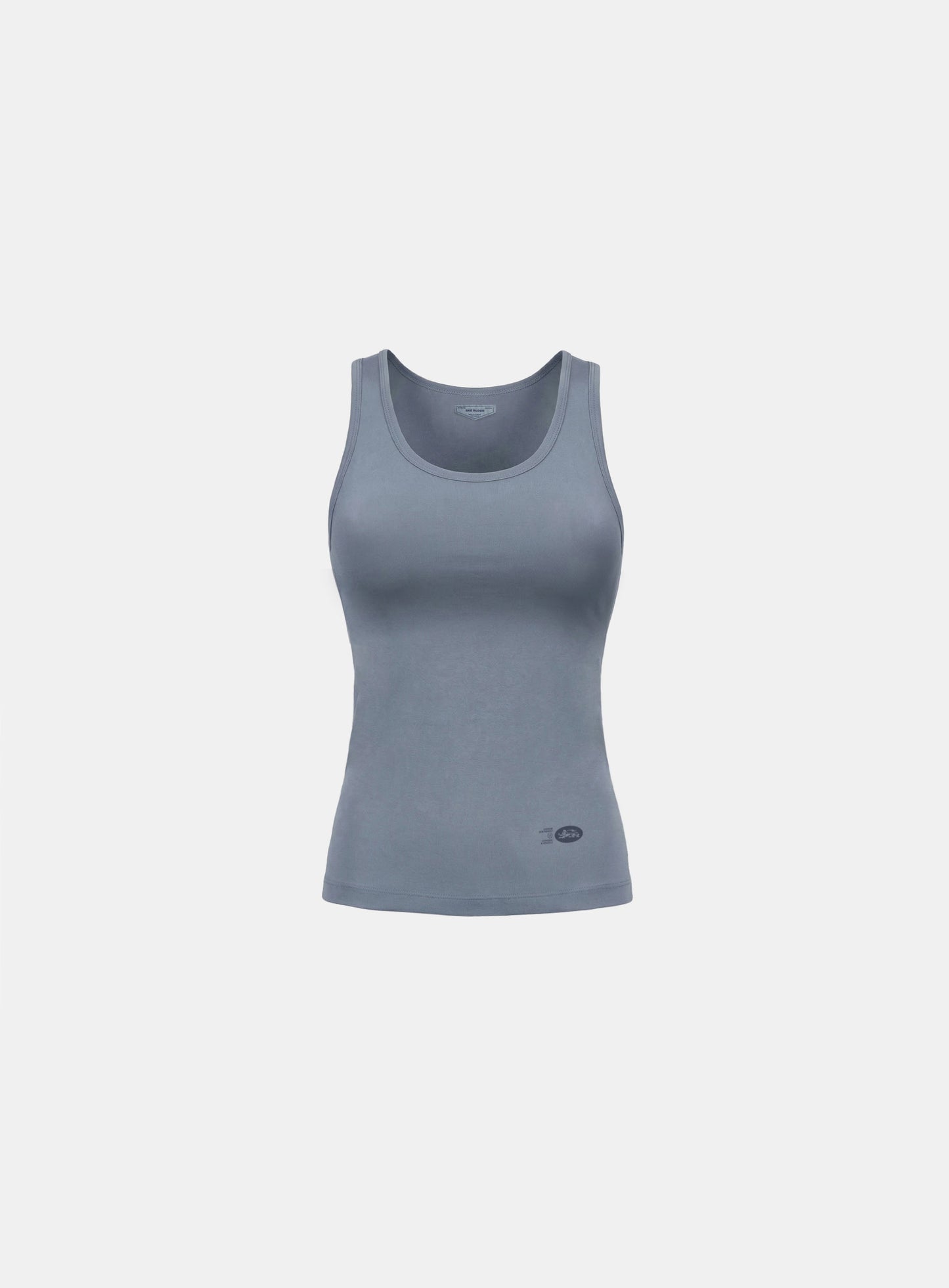 [w-tnk26-020] Everyday Classic Tank - Blue Gray