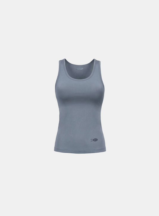 [w-tnk26-020] Everyday Classic Tank - Blue Gray