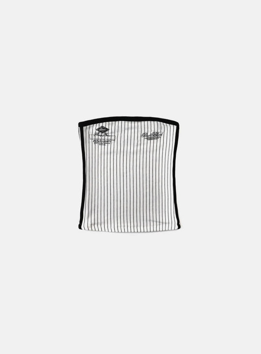 Classic Logo Stripe Tube Top - White