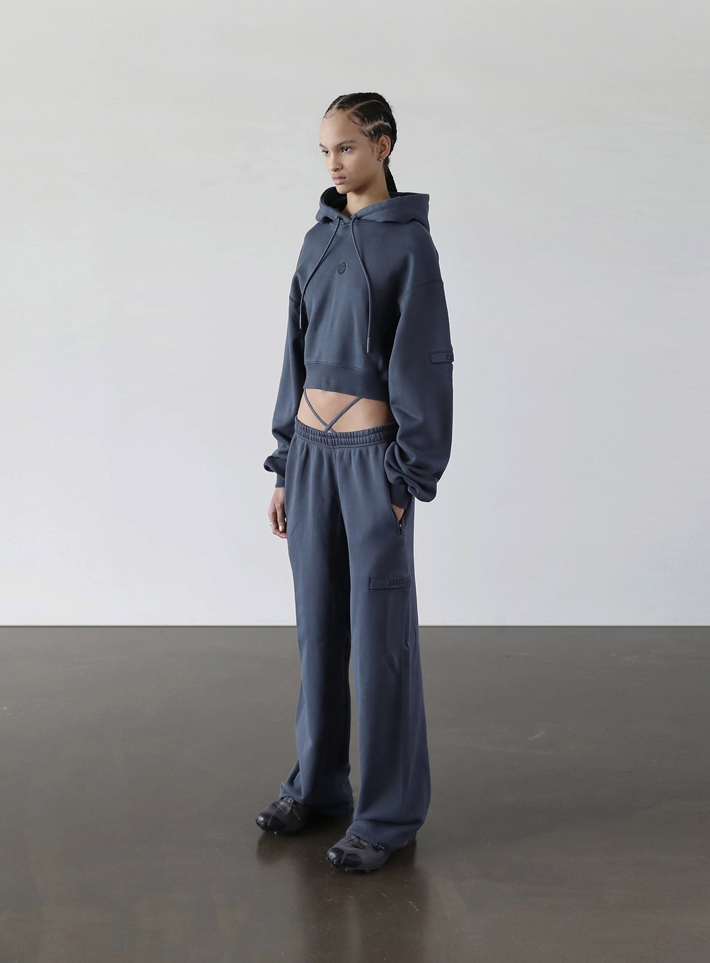 Super Wide 2 Way Jogger - Low Rise - Lake