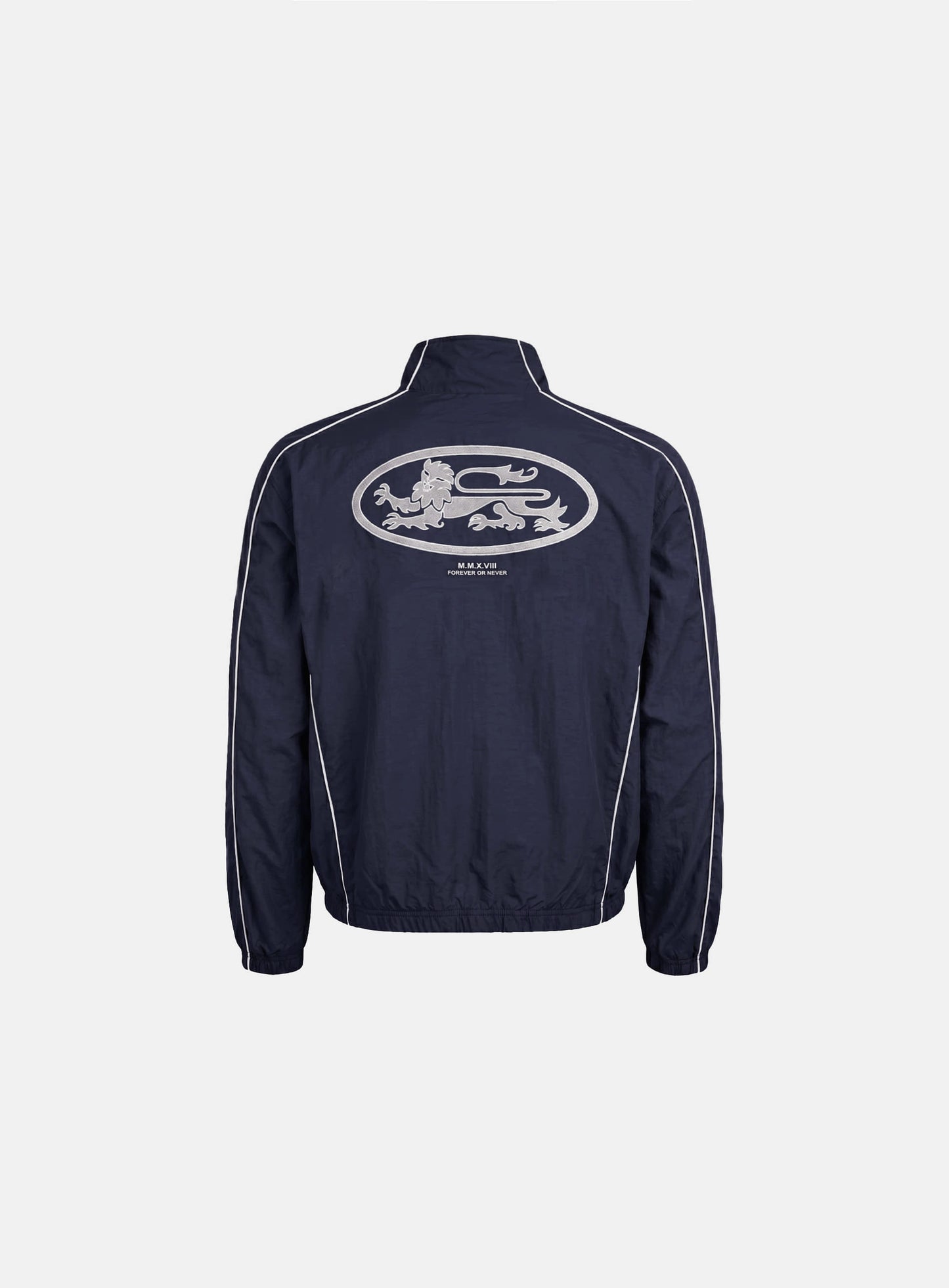 [w-jkt26-055] Mystic Nylon Track Jacket - Navy
