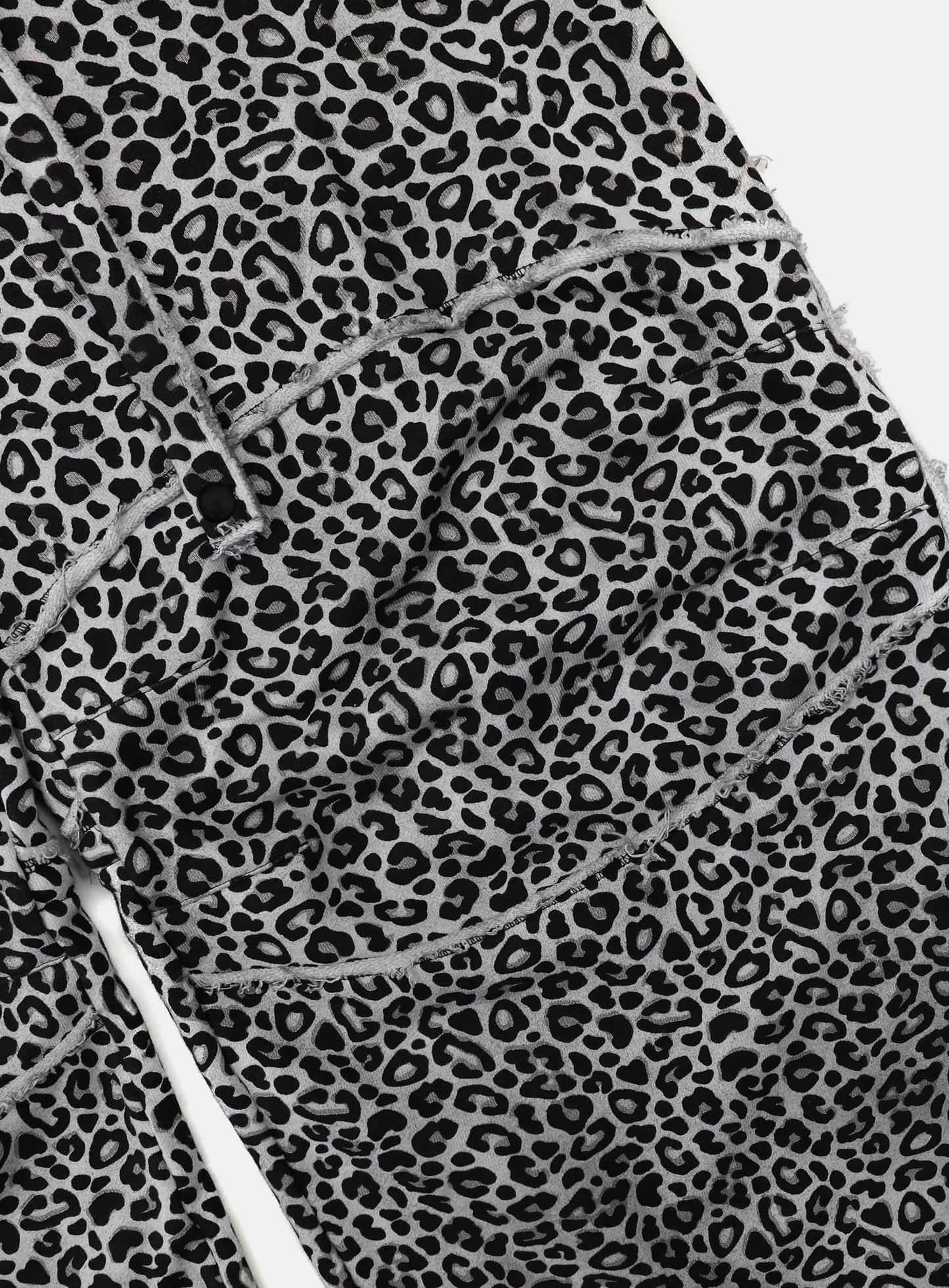 [w-pts25-096] Low Edge Convex Jogger - White Leopard