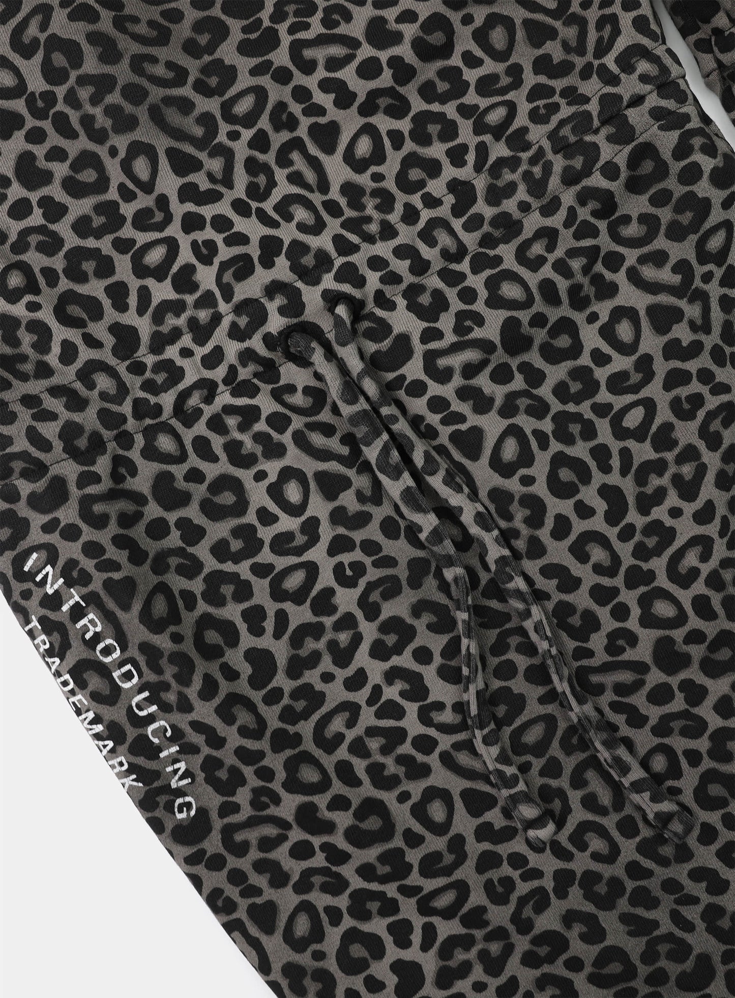 Viper Logo 2-Way Curved Jogger Trousers - Black Leopard