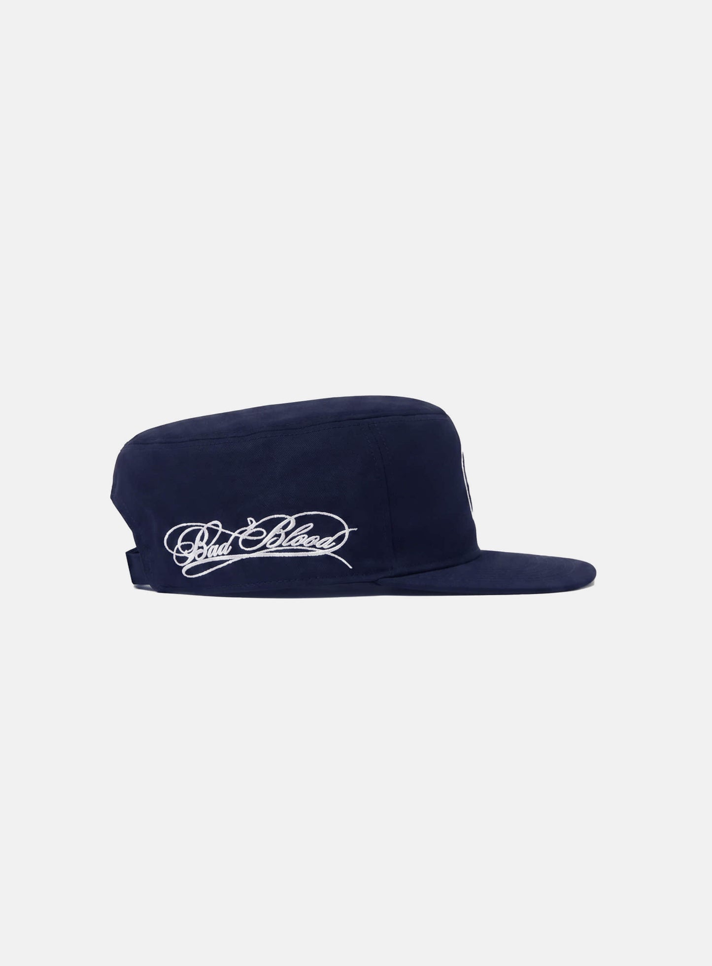 [w-hat26-007] Big B Logo Pillbox Cap - Navy