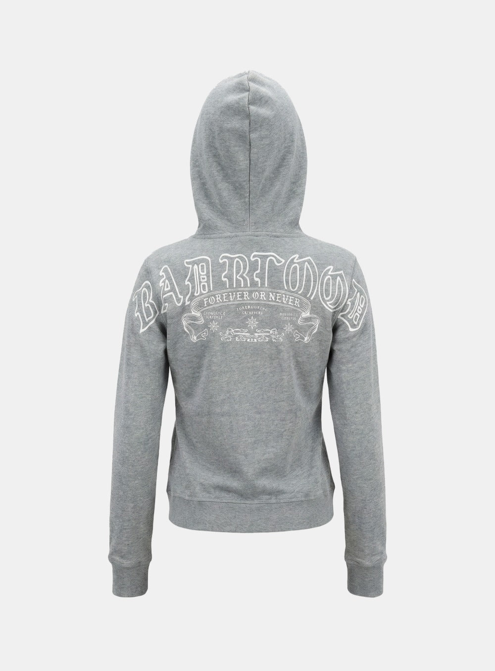 [w-hde26-023] Mystic Capsule Slim-Fit Zip-Up Hoodie - Gray