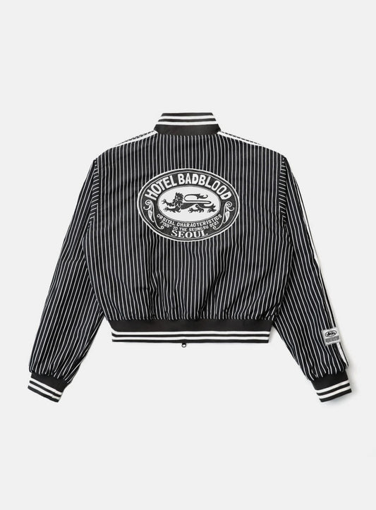 Reversible Pinstripe Tracksuit - Grey