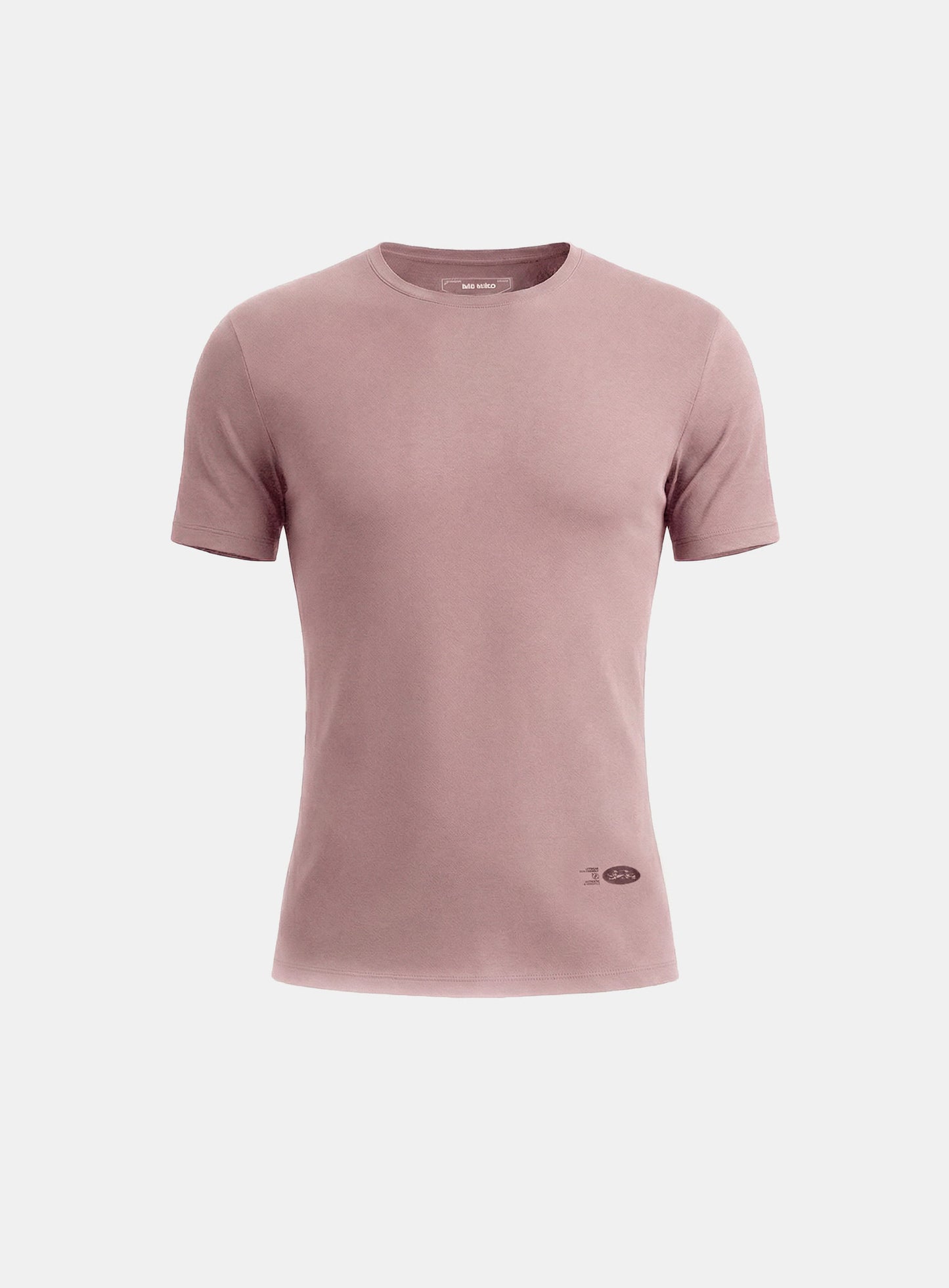 [w-tee26-069] BS Cotton Jersey Fitted Short Sleeve T-Shirt - Pink