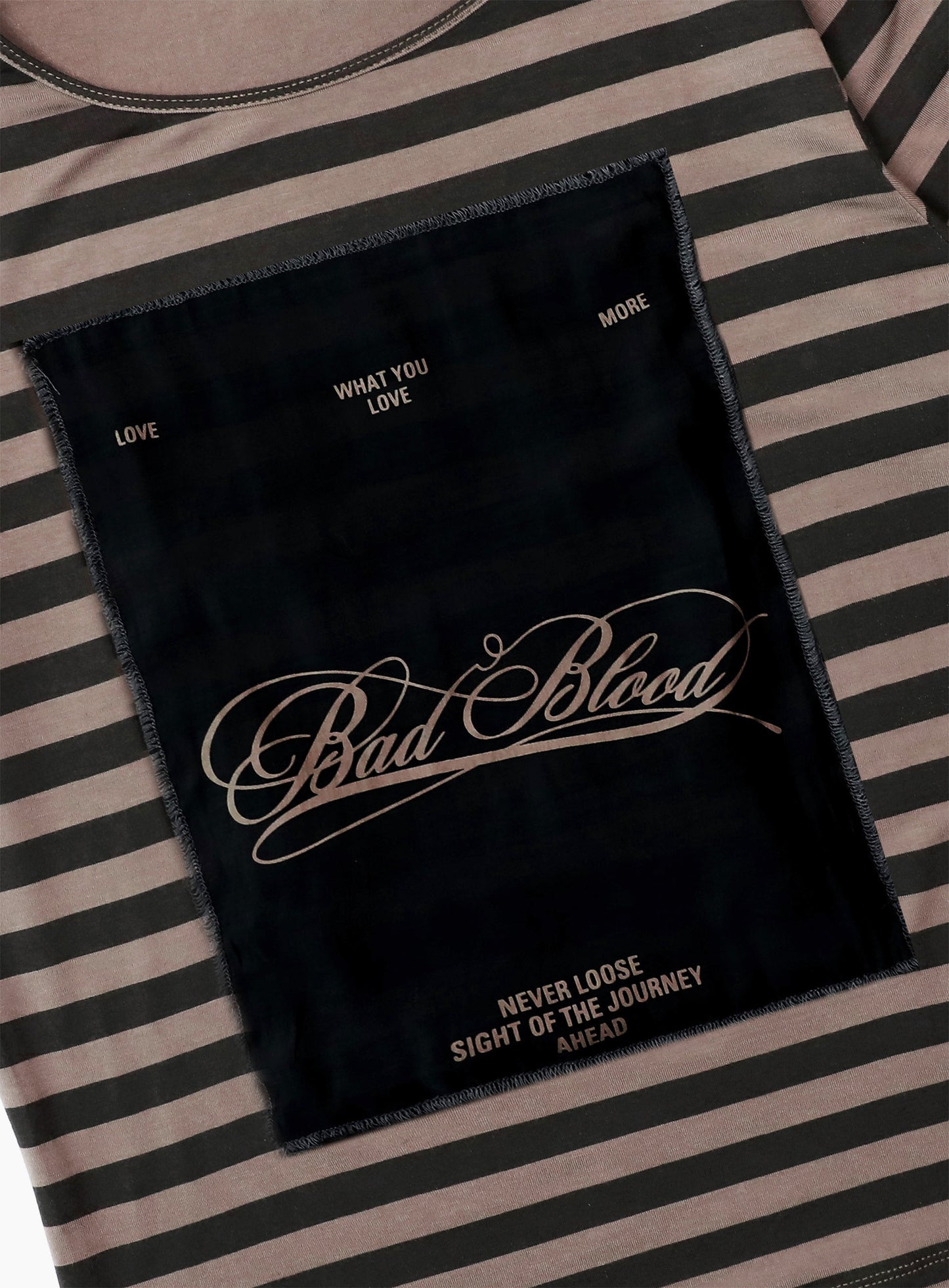 Dark Classic Stripe T-Shirt - Tobacco/Brown