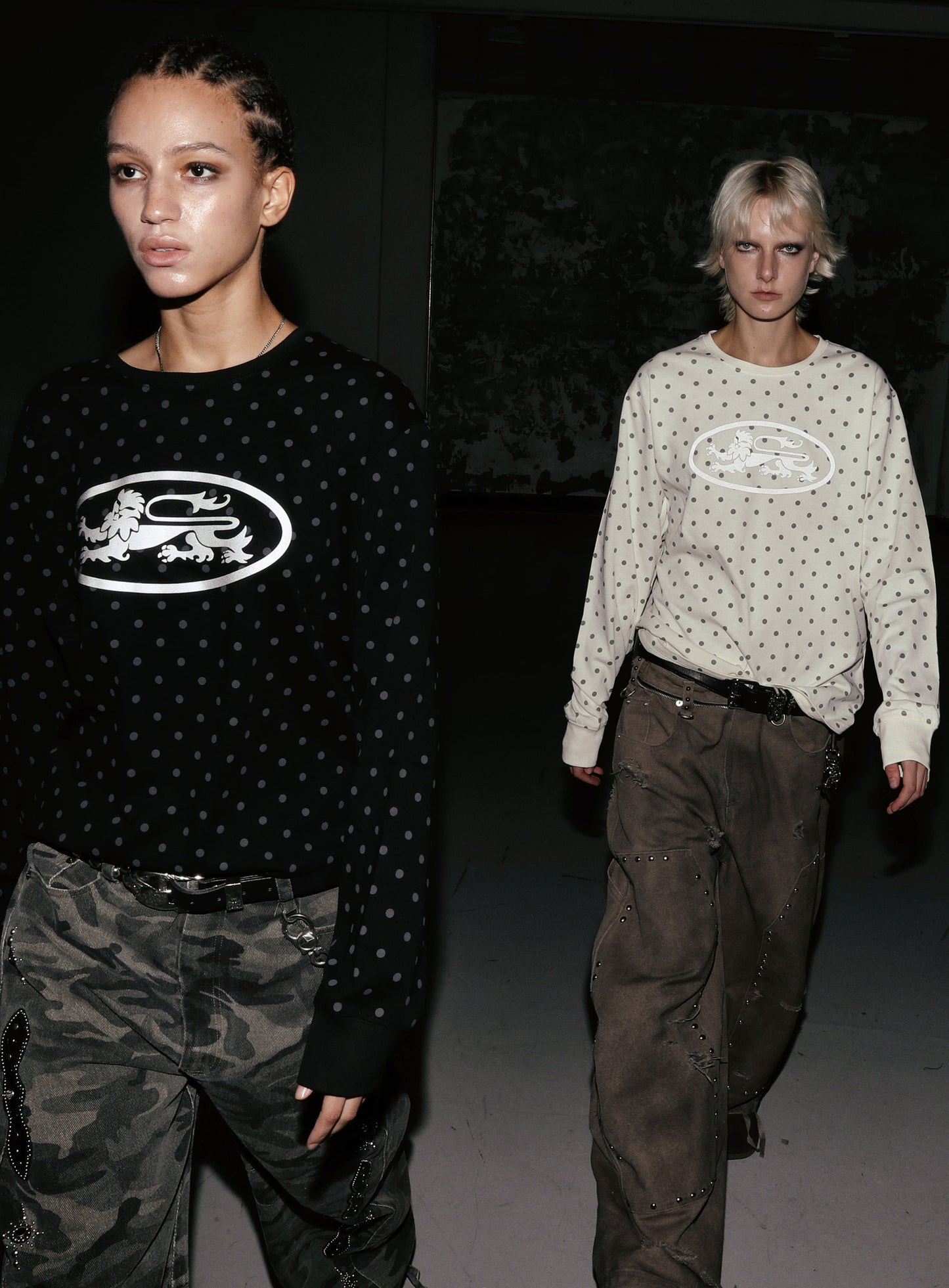 Mystic Basic Long Sleeve - Cream Dot
