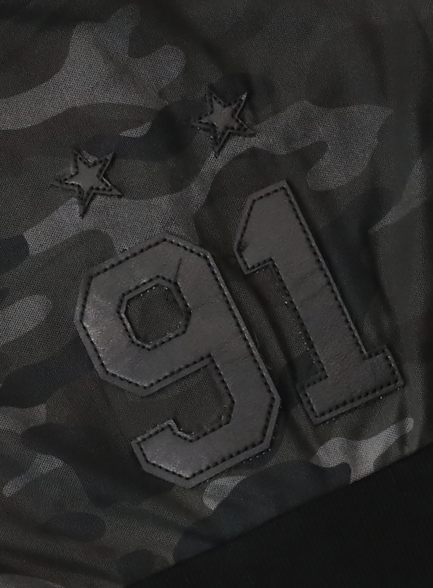 Vintage Club Slim-Fit Hooded Zip-Up - Black Camo
