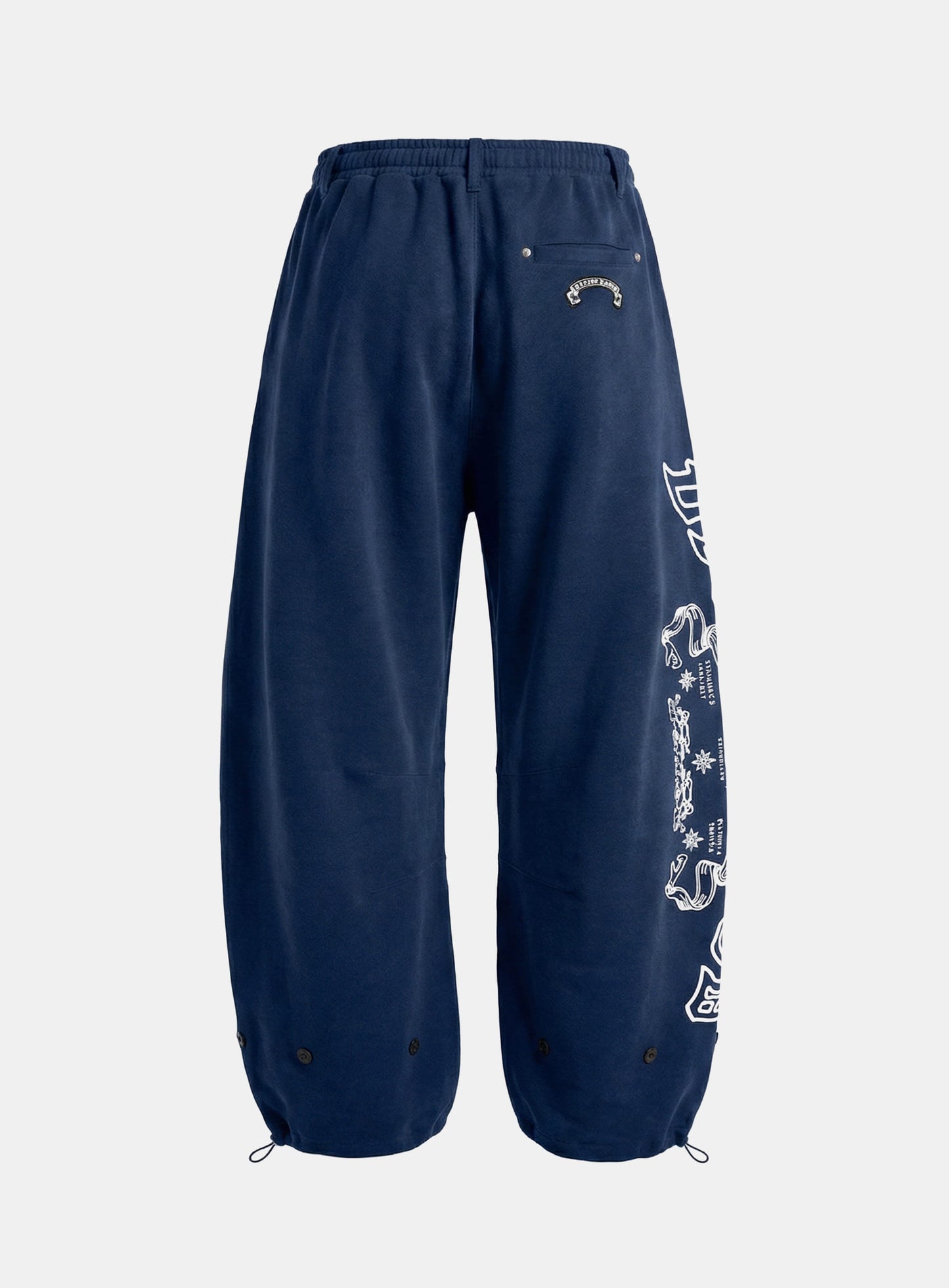 [w-pts26-054] Mystic Capsule Semi-Curved Fit Joggers - Navy