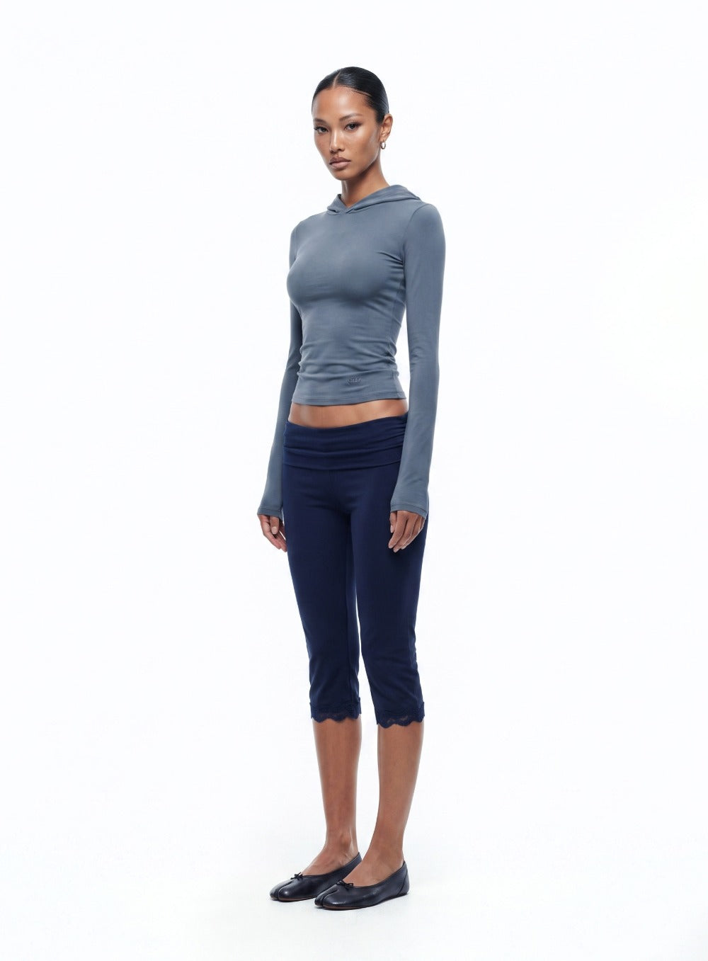 [w-hde26-032] Everyday Hoodie - Blue Gray