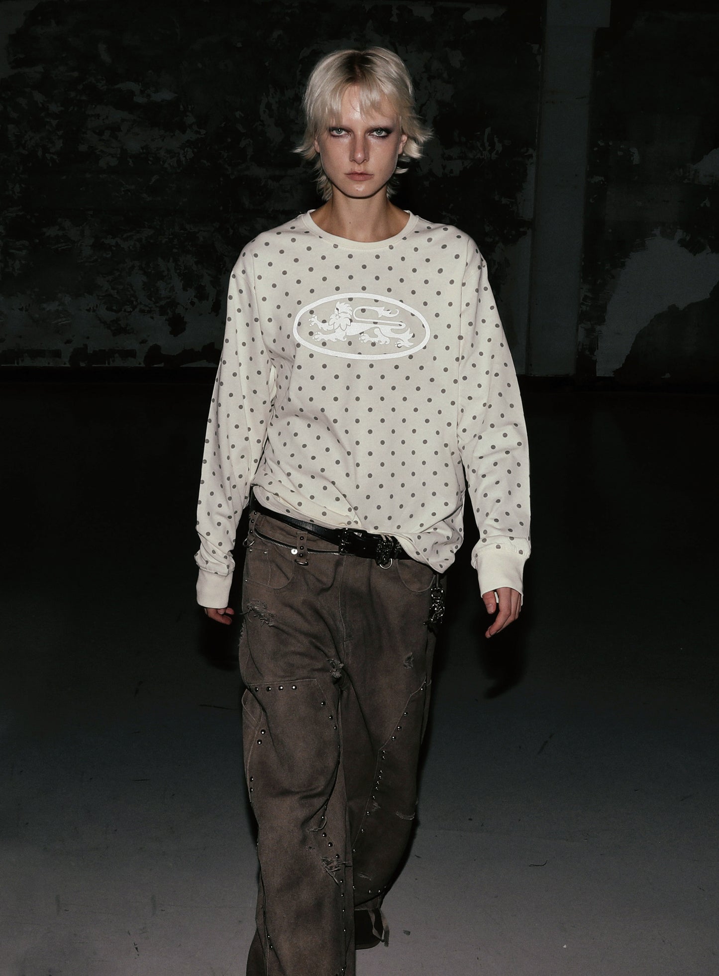 Mystic Basic Long Sleeve - Cream Dot