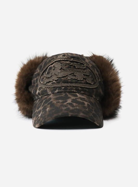 Mystic Trapper Hat - Brown Leopard