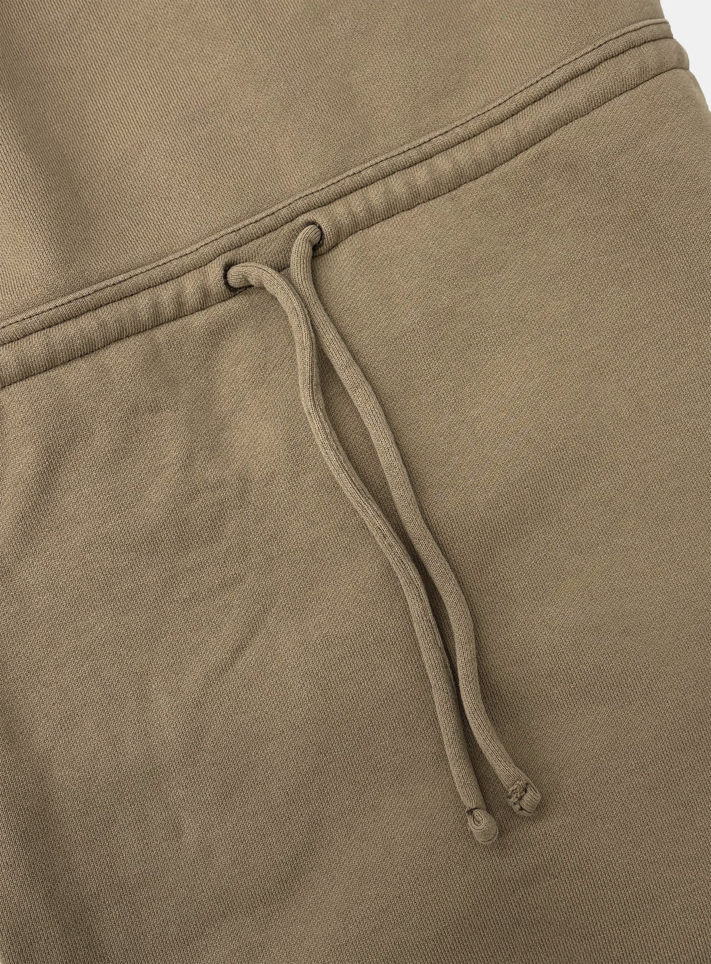 [w-pts25-130] Destroyed Raw-Edge Joggers - Dark Tan
