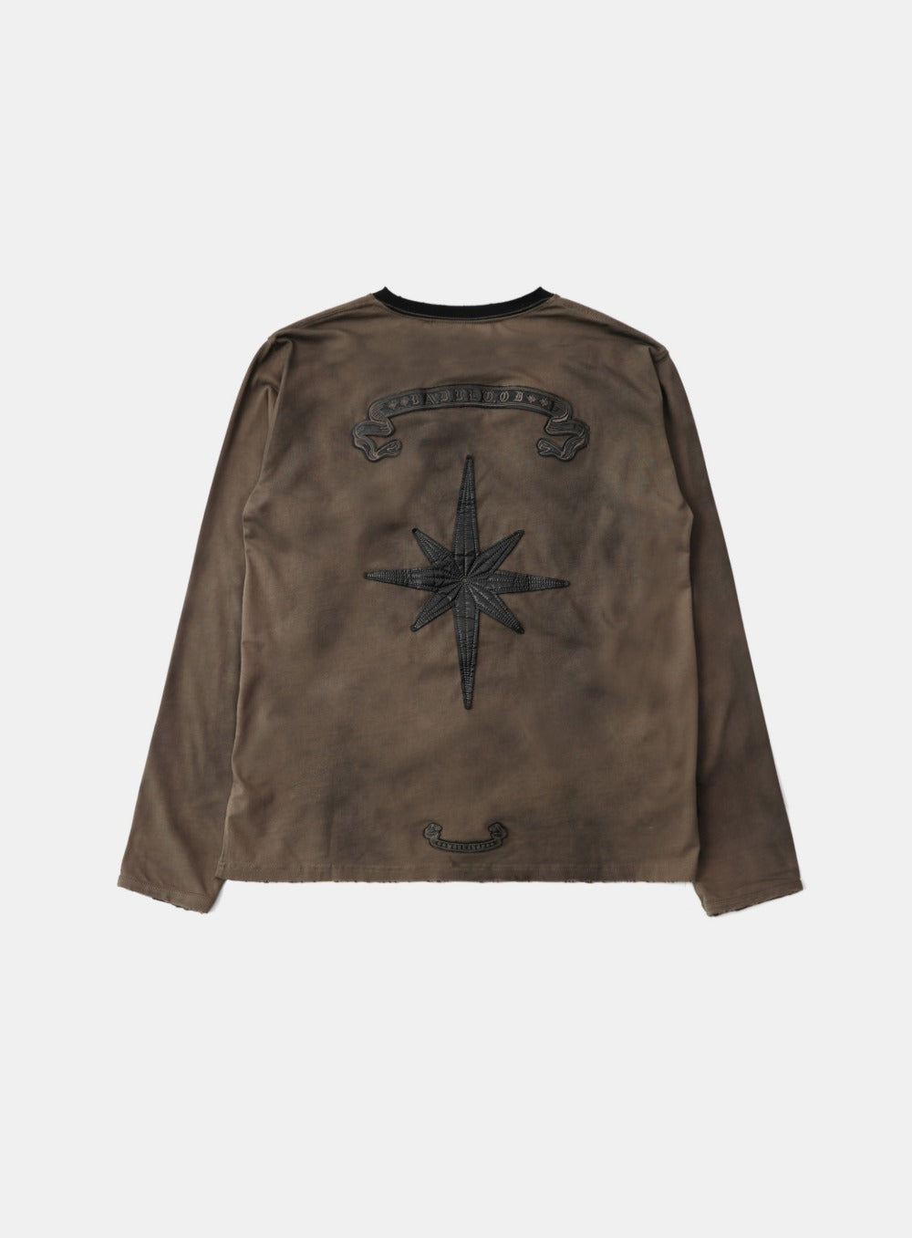 Cosmo Bad Patch Ringer Long Sleeve - Tobacco